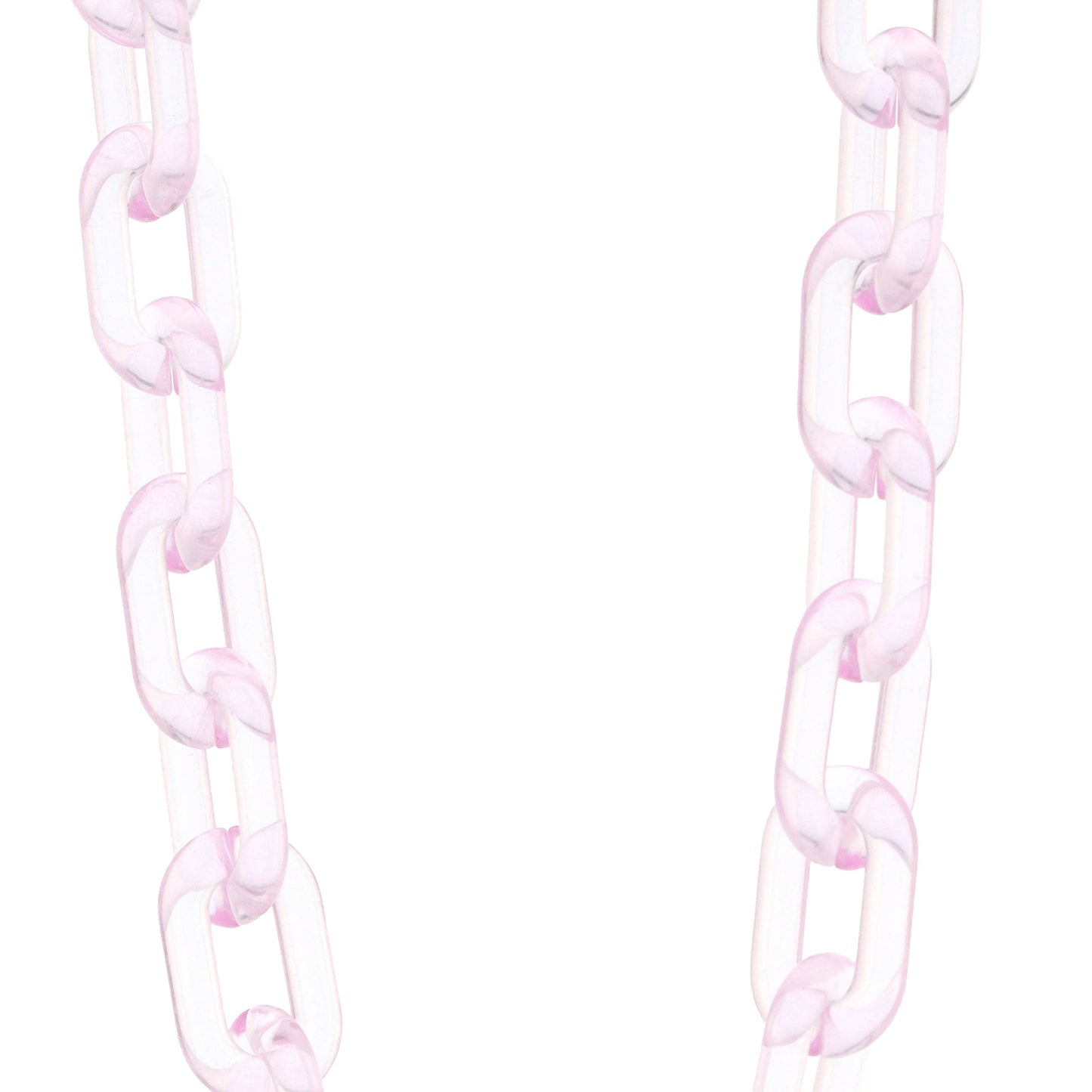 Color Pop 30" Translucent Plastic Face Mask and Glasses Chain