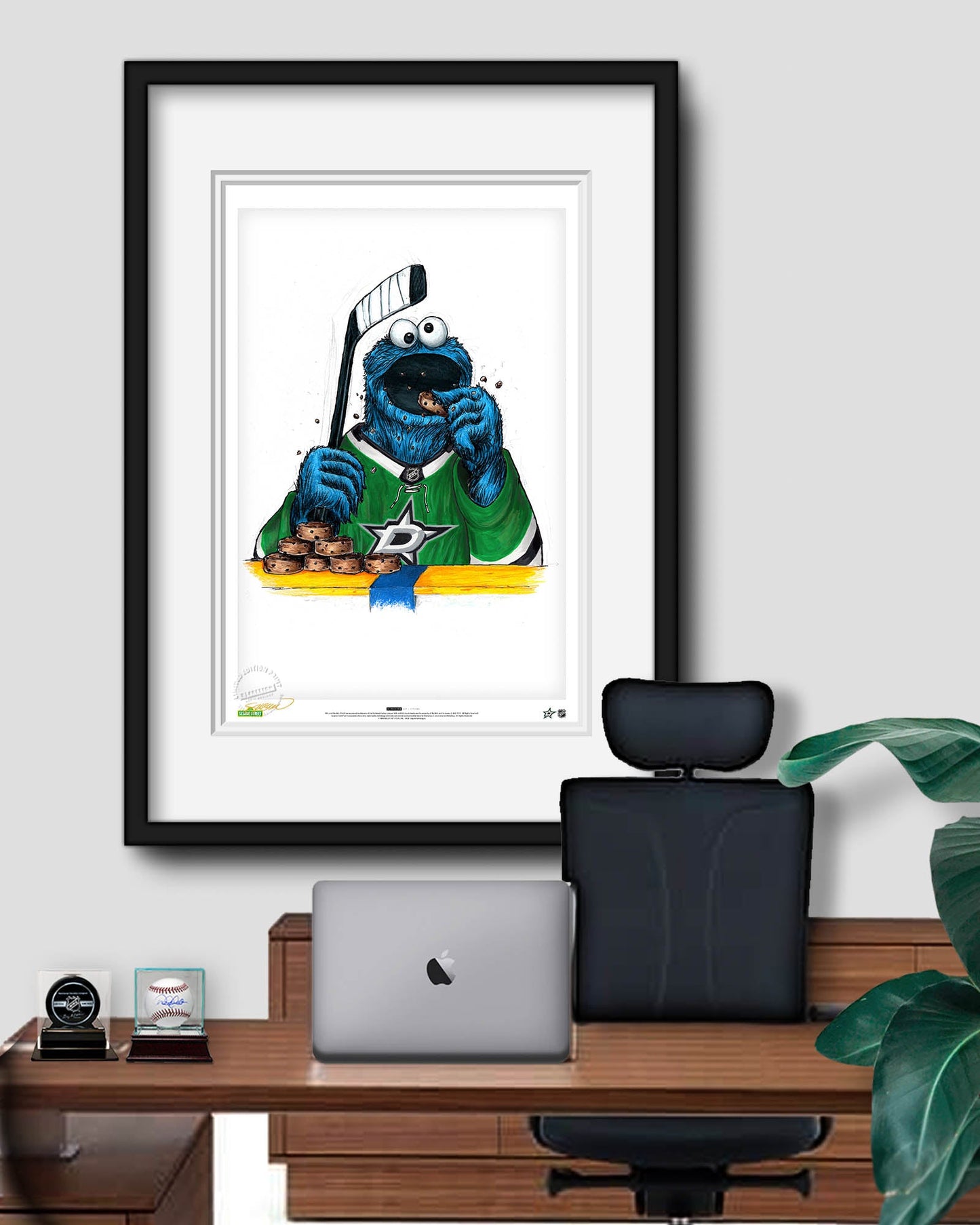 Cookie Monster x NHL Stars Limited Edition Art Print