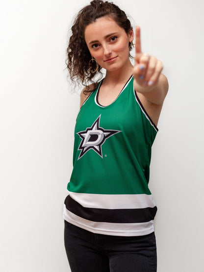 Dallas Stars Women's Racerback Hockey Tank