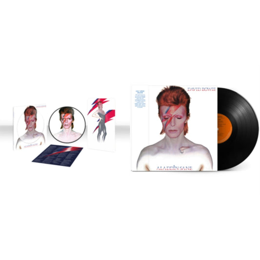 David Bowie - Aladdin Sane (2013 Remaster) (Picture Disc) & Aladdin Sane (2013 Remaster) (Half Speed Master) - LP Vinyl Bundle
