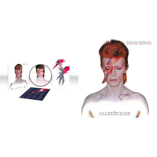 David Bowie - Aladdin Sane (2013 Remaster) (Picture Disc) & Aladdin Sane - LP Vinyl Bundle