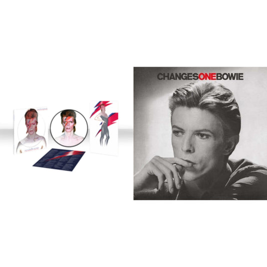 David Bowie - Changesonebowie (180G) & Aladdin Sane (2013 Remaster) (Picture Disc) - LP Vinyl Bundle
