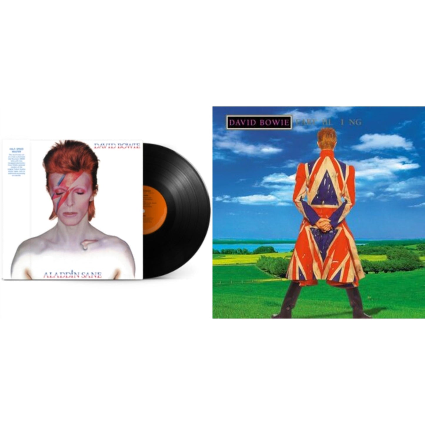 David Bowie - Earthling (2021 Remaster/2LP) & Aladdin Sane (2013 Remaster) (Half Speed Master)