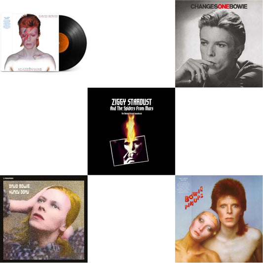 David Bowie - Changesonebowie (180G) & Aladdin Sane (2013 Remaster) (Half Speed Master) & Pinups (2015 Remaster) & Ziggy Stardust & The Spiders From Mars Ost (2LP) & Hunky Dory
