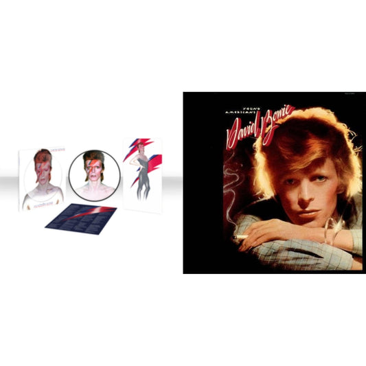 David Bowie - Young Americans (2016 Remastered Version) & Aladdin Sane (2013 Remaster) (Picture Disc) - LP Vinyl Bundle