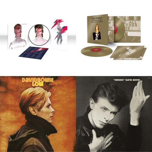 David Bowie - Heroes (2017 Remaster) & Low (2017 Remaster) & Aladdin Sane (2013 Remaster) (Picture Disc) & Ziggy Stardust & The Spiders From Mars Ost (50Th Anniversary/2LP)