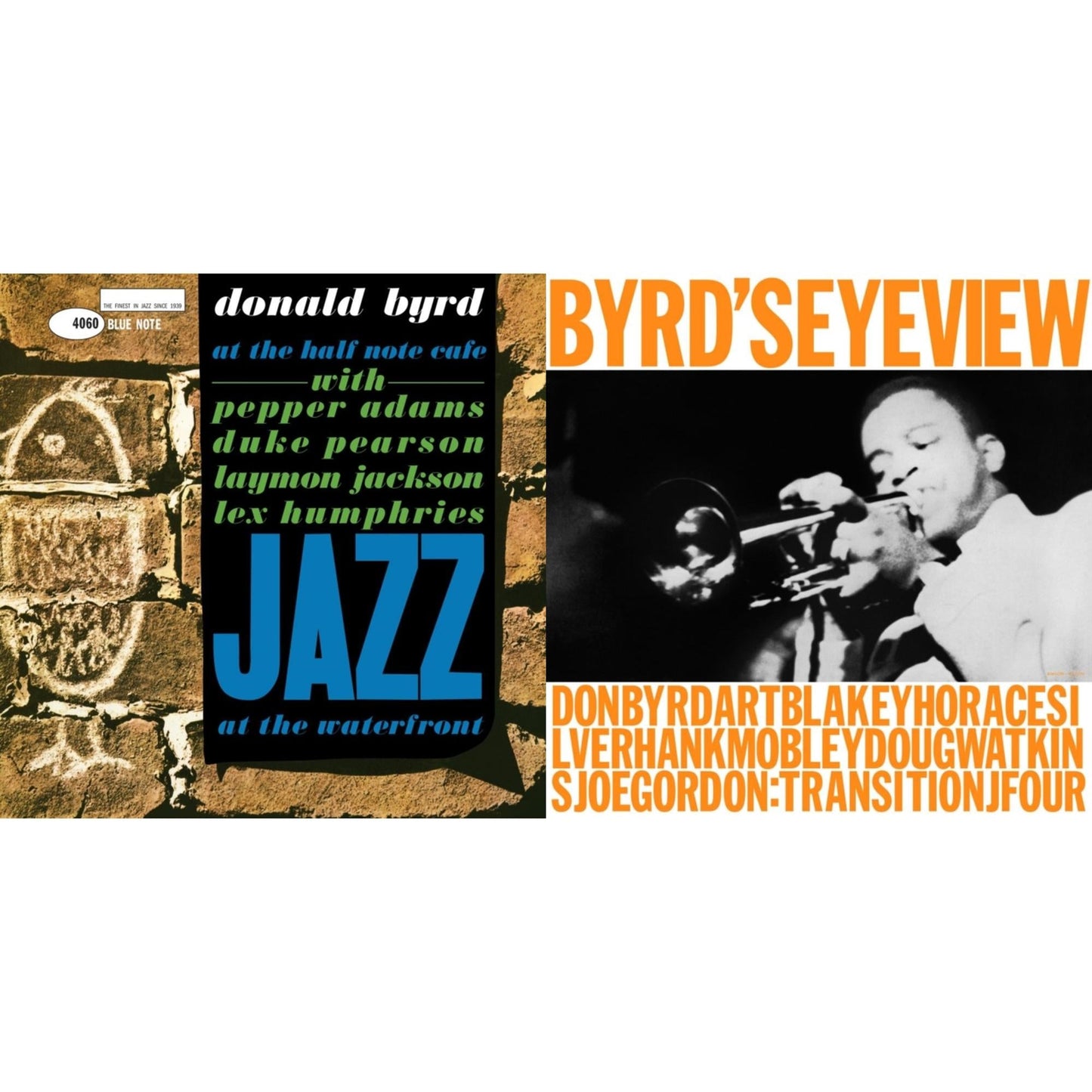 Donald Byrd - At The Half Note Café, Vol.1 (Blue Note Tone Poet Series) & Byrd's Eye View (Blue Note Tone Poet Series) - LP Vinyl Bundle