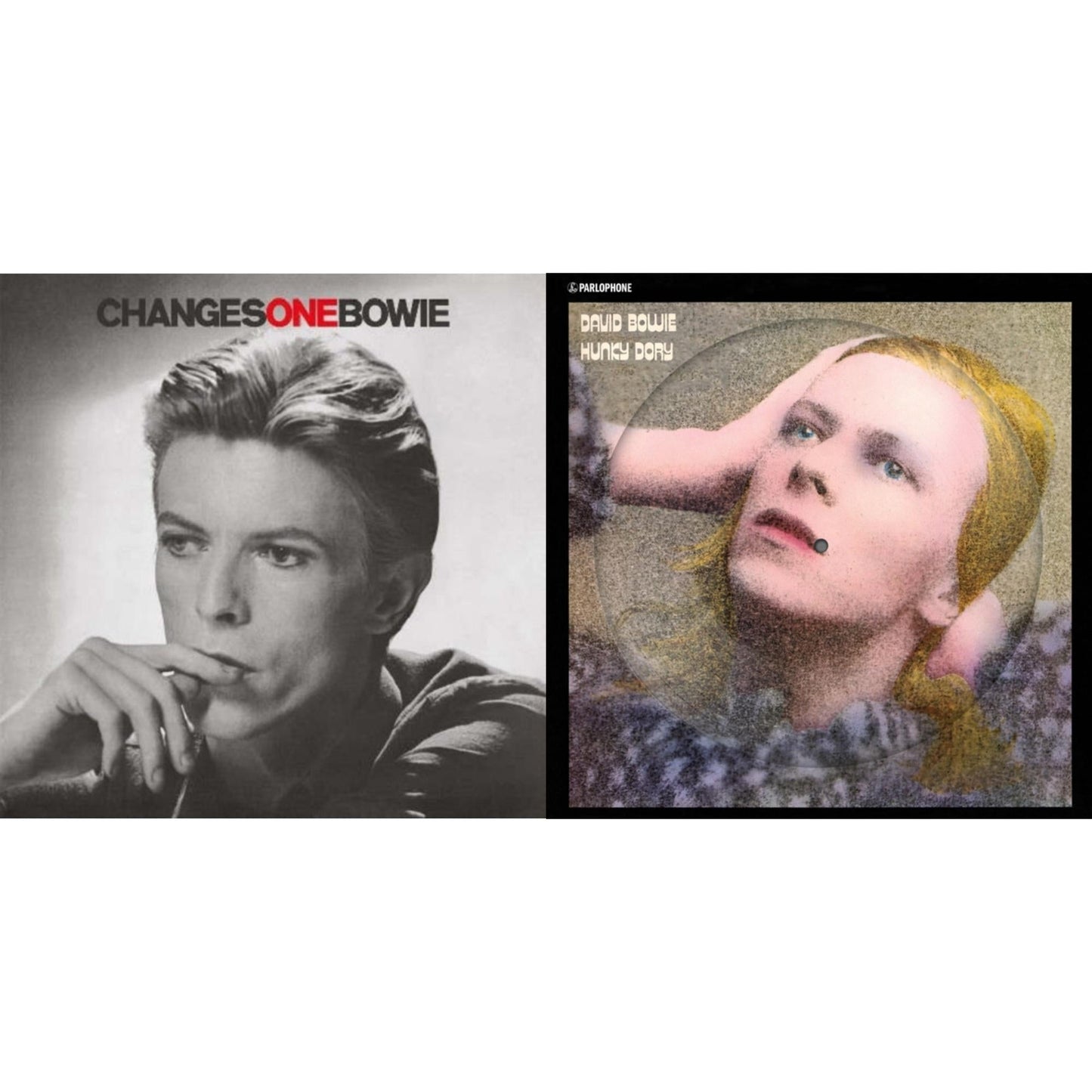 David Bowie - Changesonebowie (180G) & Hunky Dory (2015 Remaster/50Th Anniv/Picture Disc) - LP Vinyl Bundle