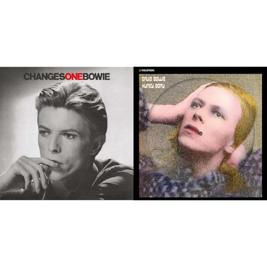 David Bowie - Changesonebowie (180G) & Hunky Dory (2015 Remaster/50Th Anniv/Picture Disc) - LP Vinyl Bundle