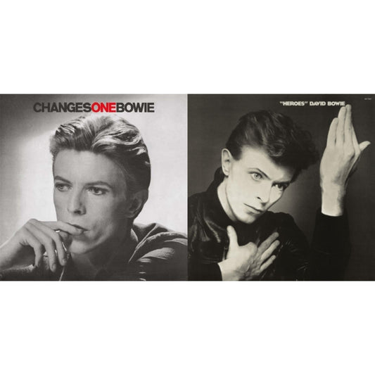 David Bowie - Heroes (2017 Remaster) & Changesonebowie (180G) - LP Vinyl Bundle