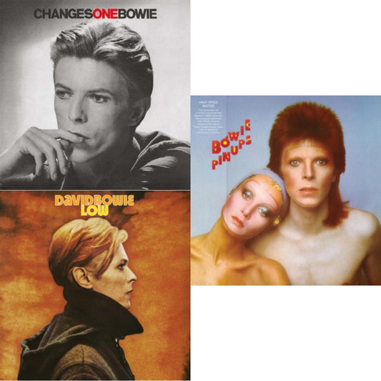 David Bowie - Low (2017 Remaster) & Changesonebowie (180G) & Pinups (2015 Remaster) - LP Vinyl Bundle