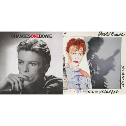 David Bowie - Scary Monsters (& Super Creeps) (2017 Remaster) & Changesonebowie (180G) - LP Vinyl Bundle