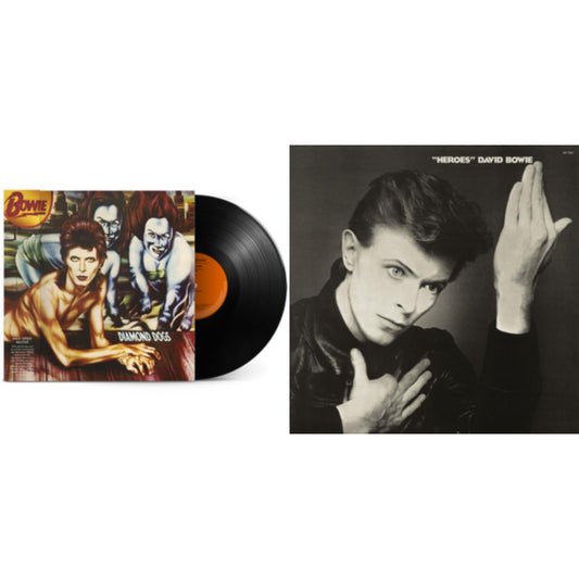David Bowie - Heroes (2017 Remaster) & Diamond Dogs (50Th Anniversary Half Speed Master) - LP Vinyl Bundle
