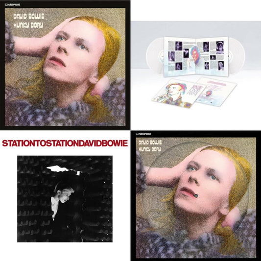 David Bowie - Station To Station (2016 Remastered Version) & Hunky Dory (2015 Remaster/50Th Anniv/Picture Disc) & Live Los Angeles 1974 (White LP Vinyl/Limited) & Hunky Dory