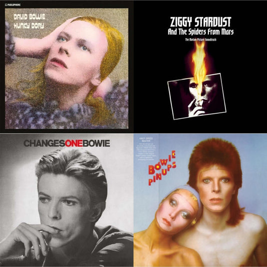 David Bowie - Changesonebowie (180G) & Pinups (2015 Remaster) & Ziggy Stardust & The Spiders From Mars Ost (2LP) & Hunky Dory
