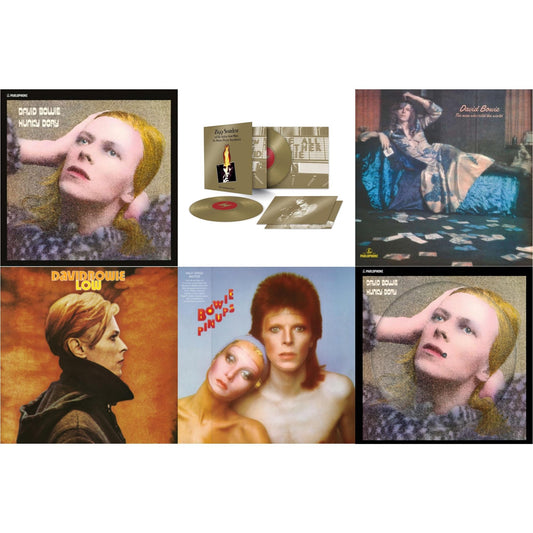 David Bowie - Low (2017 Remaster) & Hunky Dory (2015 Remaster/50Th Anniv/Picture Disc) & Pinups (2015 Remaster) & Ziggy Stardust & The Spiders From Mars Ost (50Th Anniversary/2LP) & Man Who Sold The World (2015 Remaster) & Hunky Dory