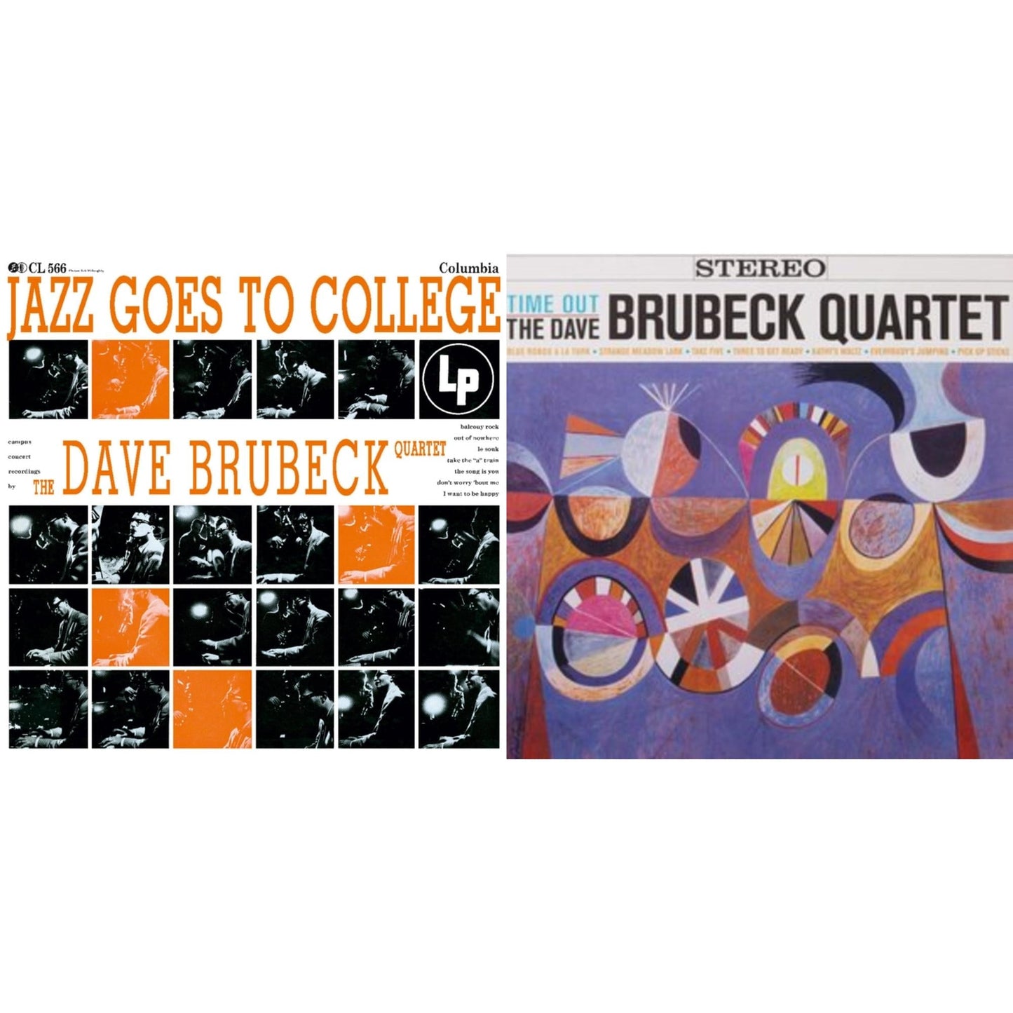 Dave Brubeck - Time Out & Jazz Goes To College (180G) - LP Vinyl Bundle
