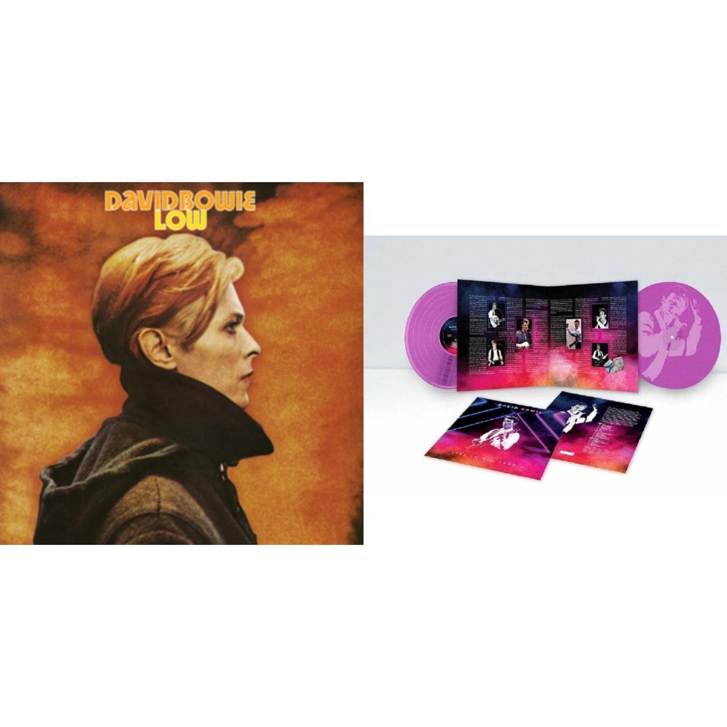 David Bowie - Low (2017 Remaster) & Live In Rio 1990 (Pink LP Vinyl/180G/Limited)