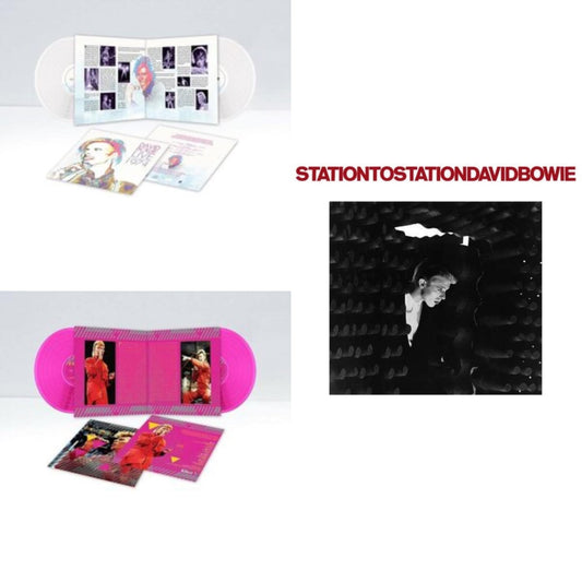 David Bowie - Station To Station (2016 Remastered Version) & Montreal '87 (Limited/Pink LP Vinyl) & Live Los Angeles 1974 (White LP Vinyl/Limited)