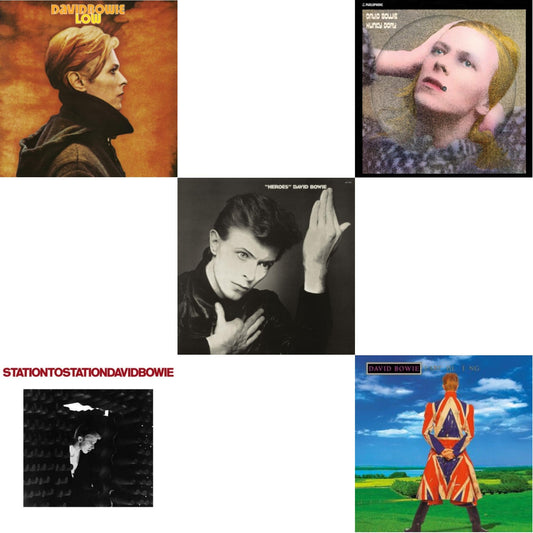 David Bowie - Earthling (2021 Remaster/2LP) & Heroes (2017 Remaster) & Low (2017 Remaster) & Station To Station (2016 Remastered Version) & Hunky Dory (2015 Remaster/50Th Anniv/Picture Disc)