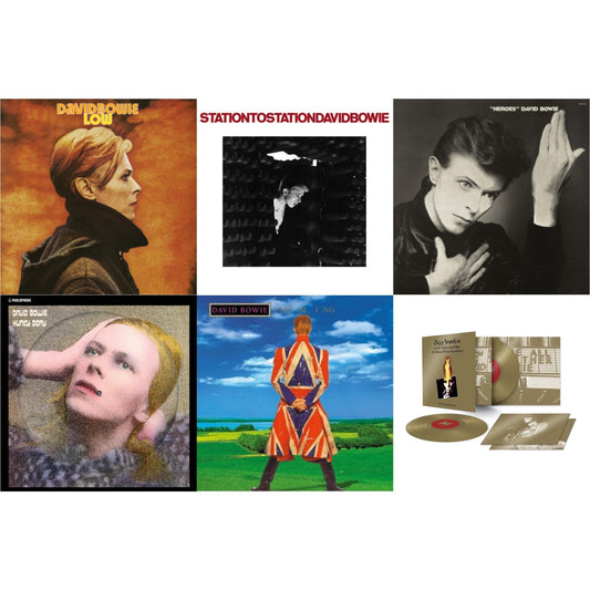 David Bowie - Earthling (2021 Remaster/2LP) & Heroes (2017 Remaster) & Low (2017 Remaster) & Station To Station (2016 Remastered Version) & Hunky Dory (2015 Remaster/50Th Anniv/Picture Disc) & Ziggy Stardust & The Spiders From Mars Ost (50Th