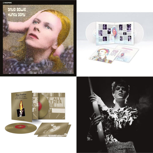 David Bowie - Live Los Angeles 1974 (White LP Vinyl/Limited) & Ziggy Stardust & The Spiders From Mars Ost (50Th Anniversary/2LP) & Rock N Roll Star & Hunky Dory