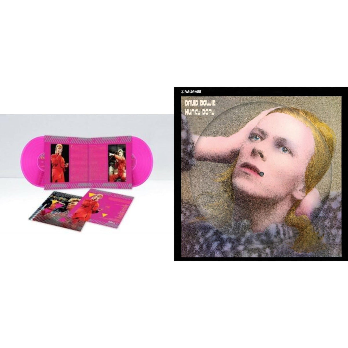 David Bowie - Hunky Dory (2015 Remaster/50Th Anniv/Picture Disc) & Montreal '87 (Limited/Pink LP Vinyl)