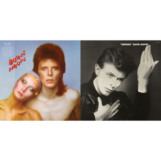 David Bowie - Heroes (2017 Remaster) & Pinups (2015 Remaster) - LP Vinyl Bundle