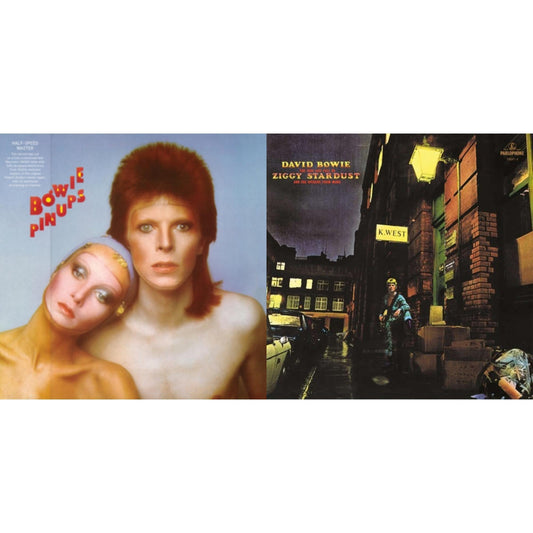 David Bowie - Pinups (2015 Remaster) & Rise & Fall Of Ziggy Stardust (2012 Remaster) - LP Vinyl Bundle