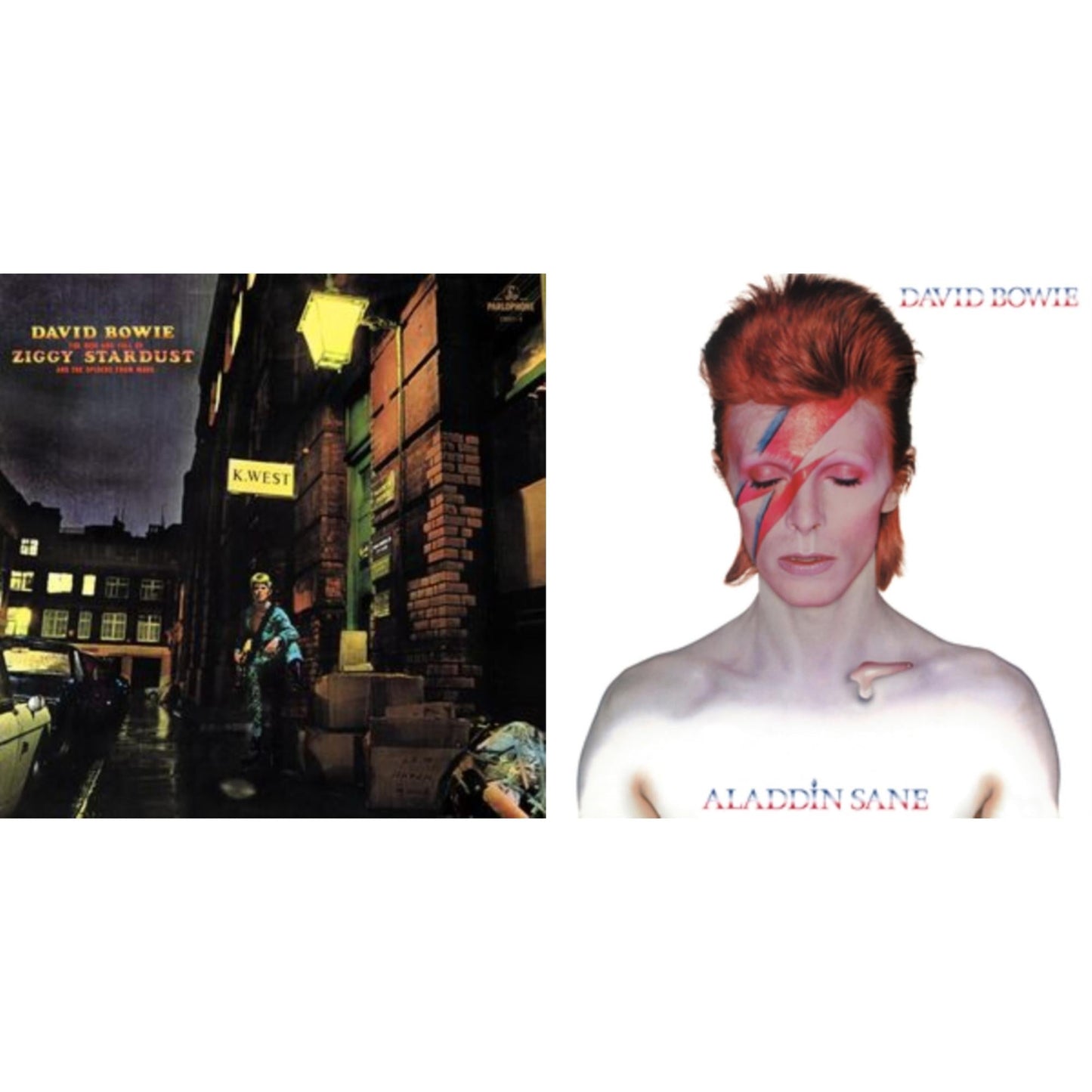David Bowie - Aladdin Sane (2013 Remaster) & Rise & Fall Of Ziggy Stardust & The Spiders From Mars (2012 Remaster) - CD Bundle