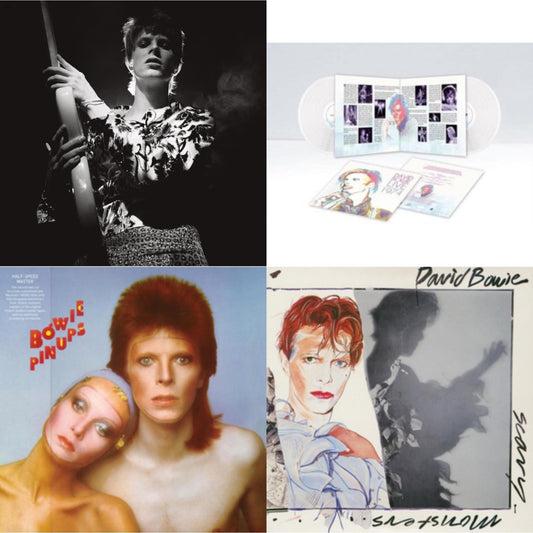David Bowie - Scary Monsters (& Super Creeps) (2017 Remaster) & Live Los Angeles 1974 (White LP Vinyl/Limited) & Pinups (2015 Remaster) & Rock N Roll Star