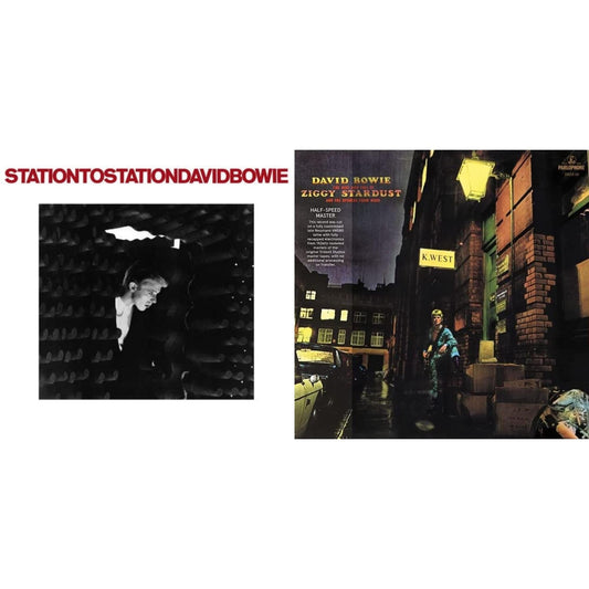 David Bowie - Station To Station (2016 Remastered Version) & Rise & Fall Of Ziggy Stardust & The Spiders From Mars (2012 Remaster/Half-Speed Master) - LP Vinyl Bundle