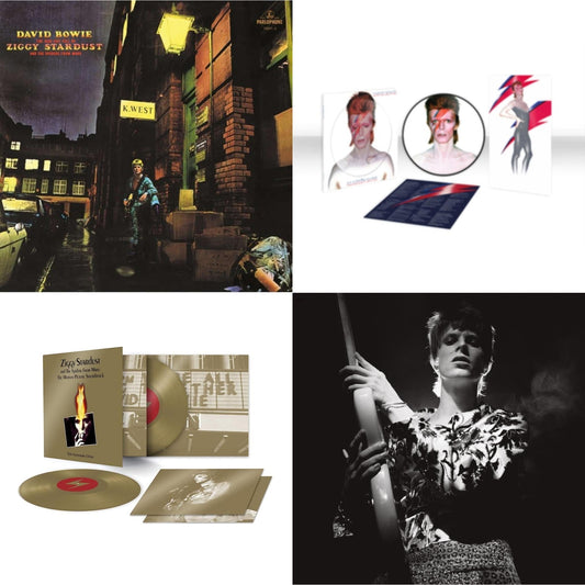 David Bowie - Aladdin Sane (2013 Remaster) (Picture Disc) & Ziggy Stardust & The Spiders From Mars Ost (50Th Anniversary/2LP) & Rock N Roll Star & Rise & Fall Of Ziggy Stardust (2012 Remaster)