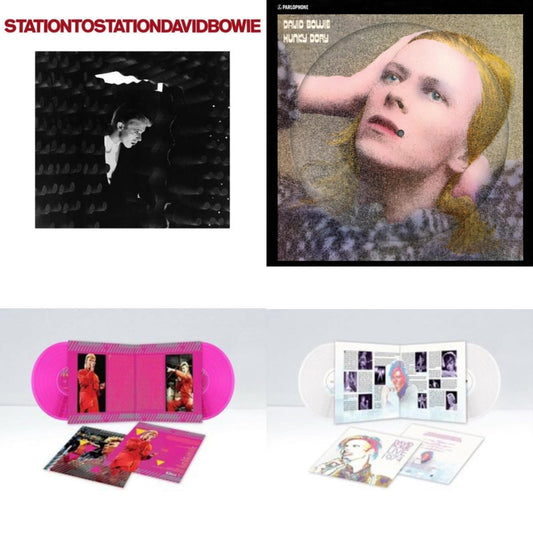 David Bowie - Station To Station (2016 Remastered Version) & Hunky Dory (2015 Remaster/50Th Anniv/Picture Disc) & Montreal '87 (Limited/Pink LP Vinyl) & Live Los Angeles 1974 (White LP Vinyl/Limited)
