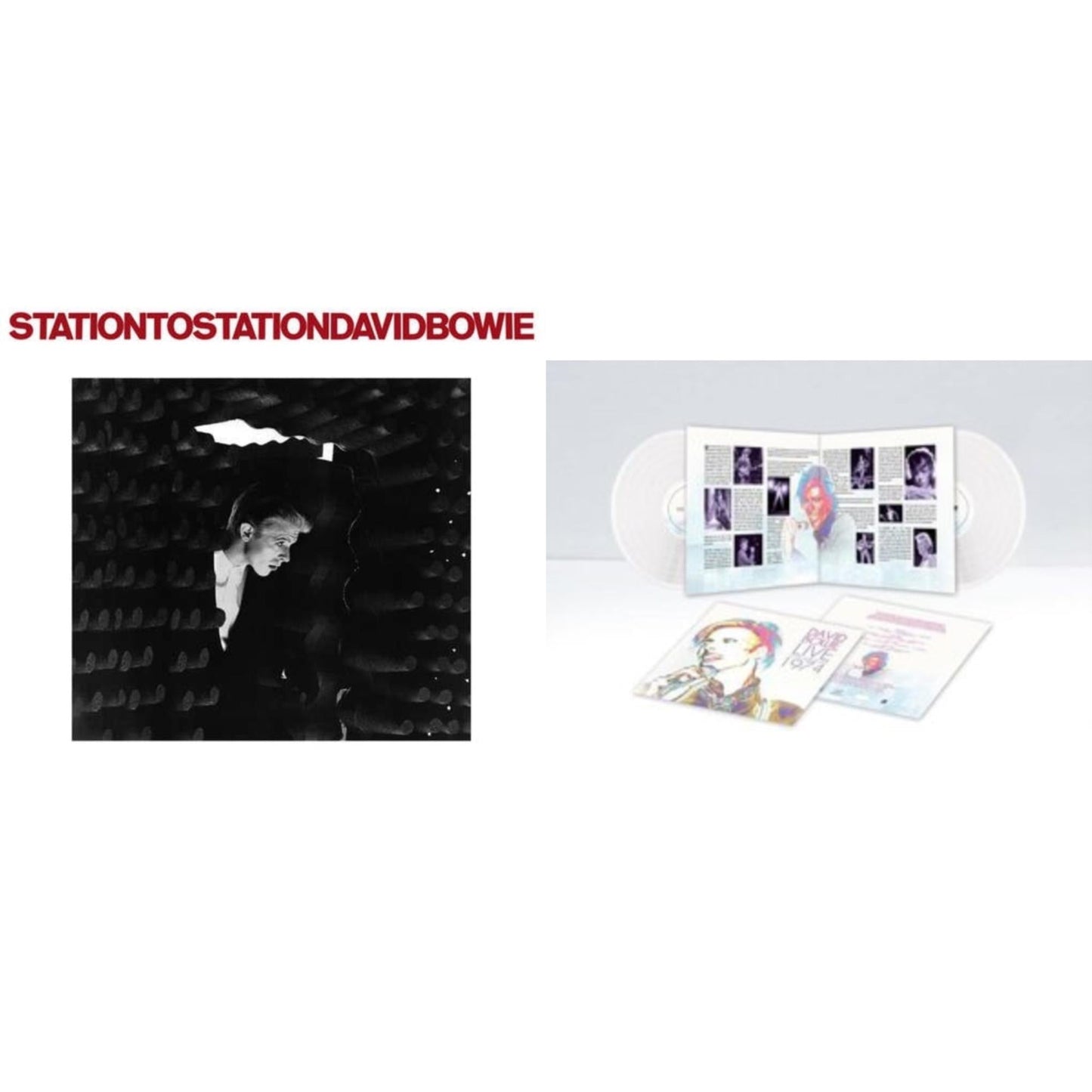 David Bowie - Station To Station (2016 Remastered Version) & Live Los Angeles 1974 (White LP Vinyl/Limited)
