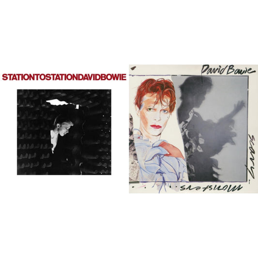 David Bowie - Scary Monsters (& Super Creeps) (2017 Remaster) & Station To Station (2016 Remastered Version) - LP Vinyl Bundle