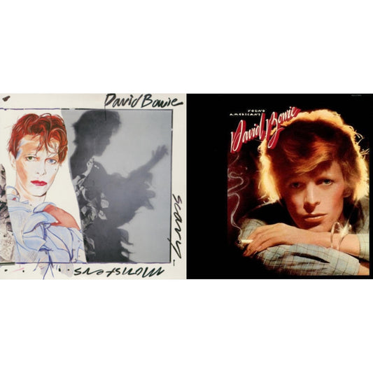 David Bowie - Scary Monsters (& Super Creeps) (2017 Remaster) & Young Americans (2016 Remastered Version) - LP Vinyl Bundle
