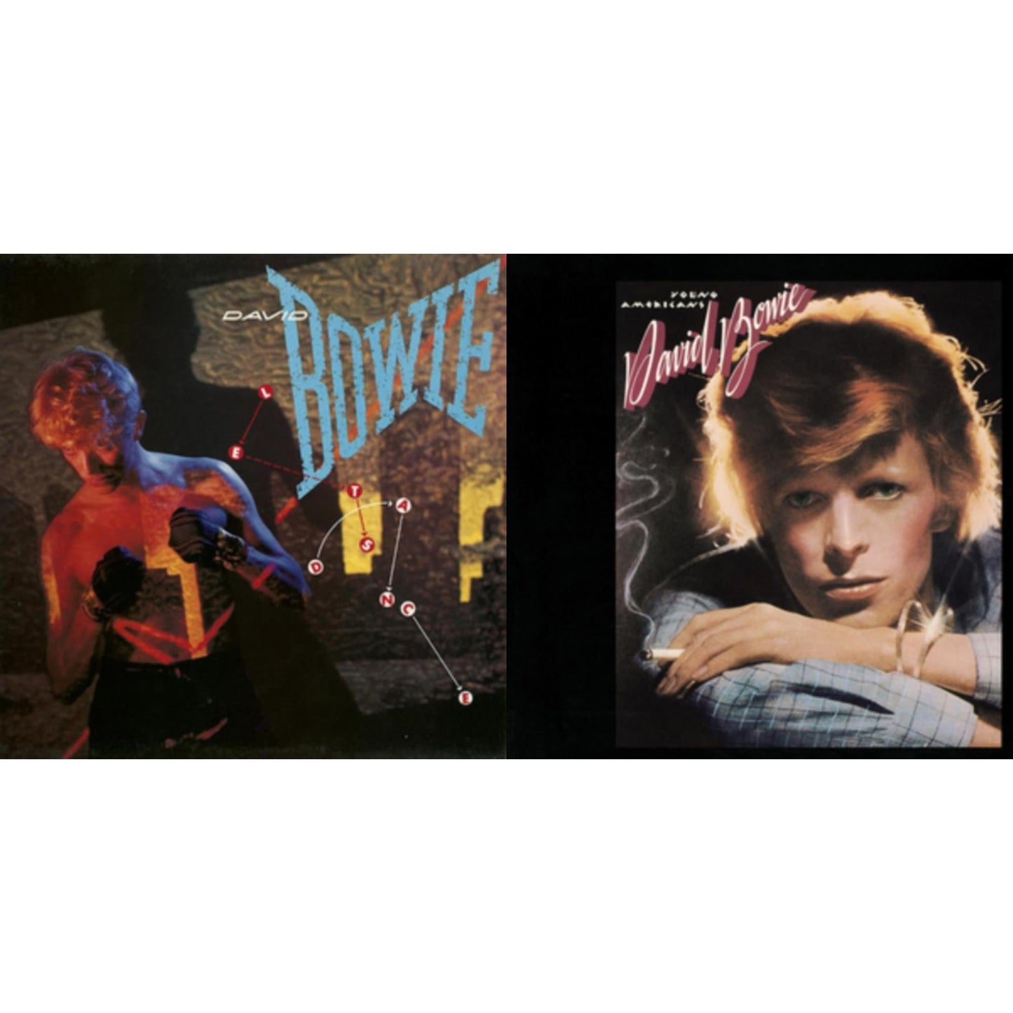 David Bowie - Let's Dance (2018 Remastered Version) & Young Americans (50Th Anniversary/Half Speed Master) - LP Vinyl Bundle