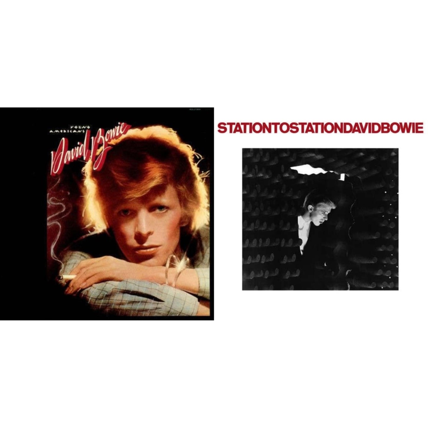 David Bowie - Station To Station (2016 Remastered Version) & Young Americans (2016 Remastered Version) - LP Vinyl Bundle