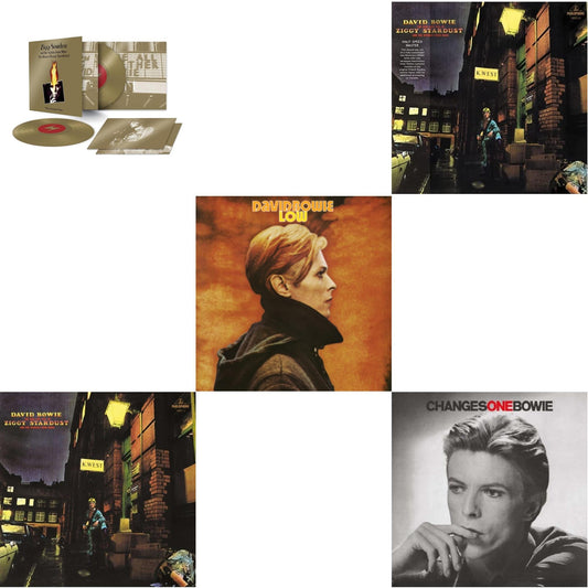 David Bowie - Low (2017 Remaster) & Changesonebowie (180G) & Rise & Fall Of Ziggy Stardust & The Spiders From Mars (2012 Remaster/Half-Speed Master) & Ziggy Stardust & The Spiders From Mars Ost (50Th Anniversary/2LP) & Rise & Fall Of Ziggy Stardust