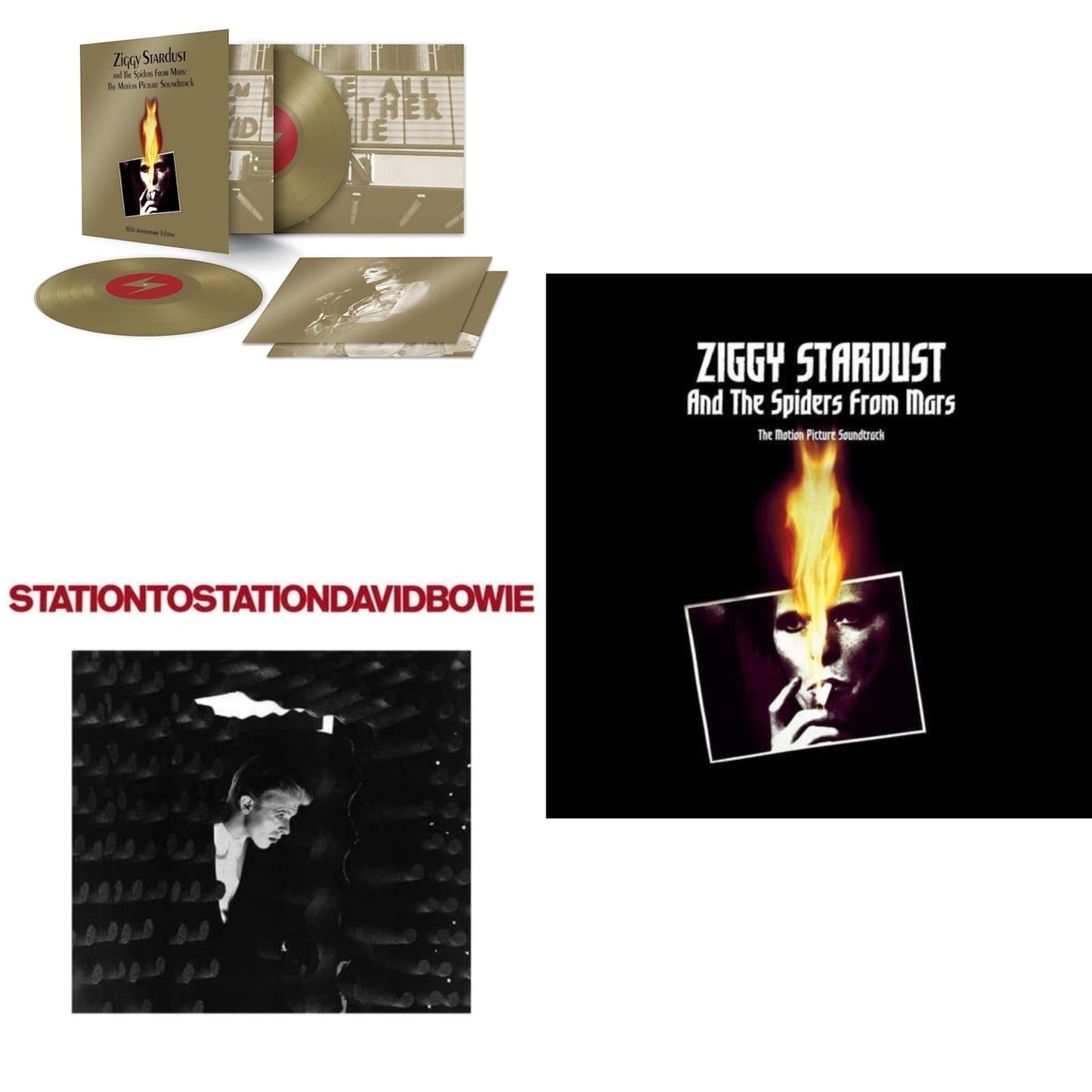 David Bowie - Station To Station (2016 Remastered Version) & Ziggy Stardust & The Spiders From Mars Ost (50Th Anniversary/2LP) & Ziggy Stardust & The Spiders From Mars Ost (2LP)