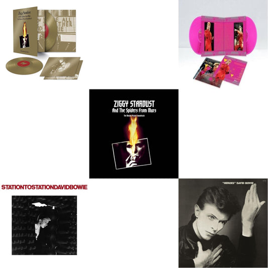 David Bowie - Heroes (2017 Remaster) & Station To Station (2016 Remastered Version) & Montreal '87 (Limited/Pink LP Vinyl) & Ziggy Stardust & The Spiders From Mars Ost (50Th Anniversary/2LP) & Ziggy Stardust & The Spiders From Mars Ost (2LP)