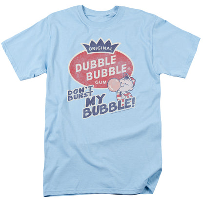 Dubble Bubble Burst Bubble Mens T Shirt Light Blue