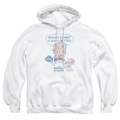 Dubble Bubble Bigger Mens Hoodie White Officially Licensed