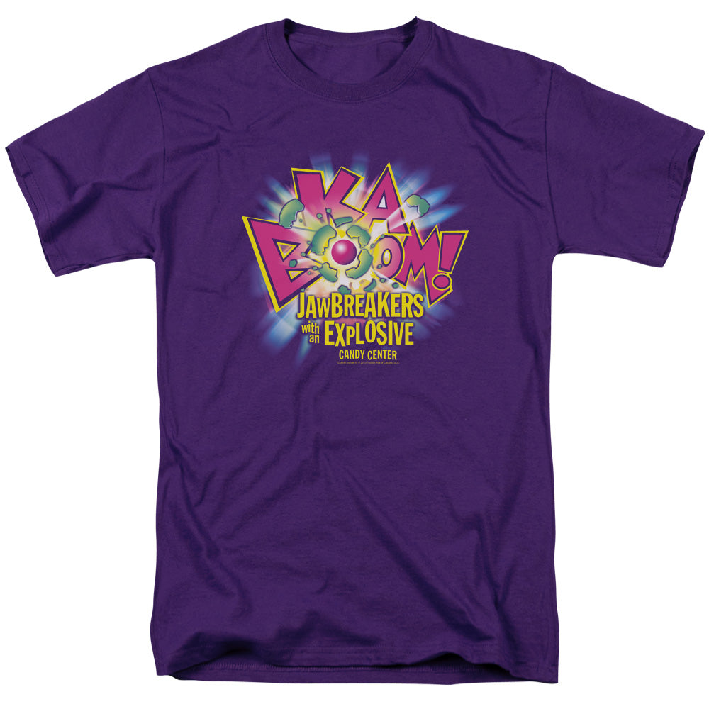 Dubble Bubble Ka Boom Mens T Shirt Purple