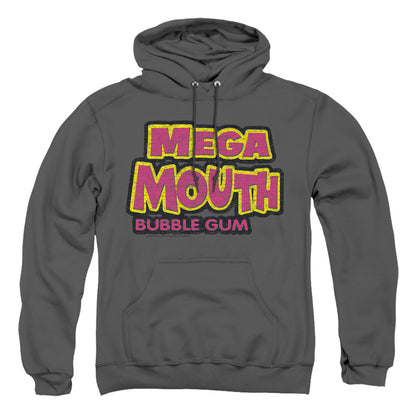 Dubble Bubble Mega Mouth Mens Hoodie Charcoal Officially Licensed