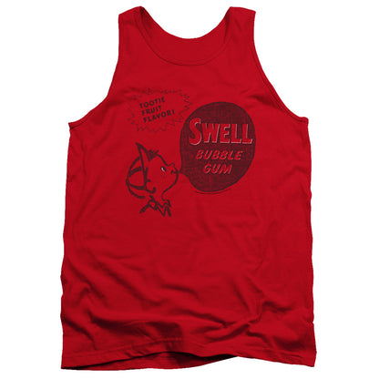 Dubble Bubble Swell Gum Mens Tank Top Shirt Red