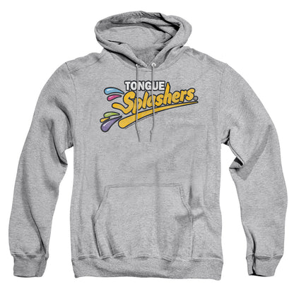Dubble Bubble Tongue Splashers Logo Mens Hoodie Athletic Heather Officially Licensed