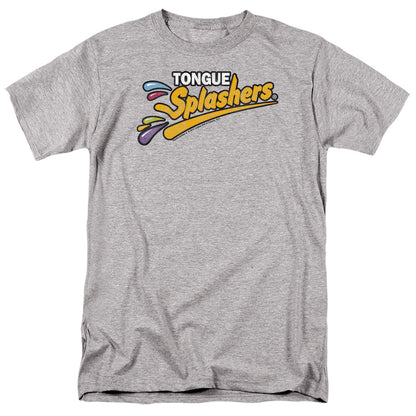 Dubble Bubble Tongue Splashers Logo Mens T Shirt Athletic Heather