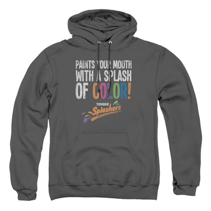 Dubble Bubble Paints Your Mouth Mens Hoodie Charcoal Officially Licensed